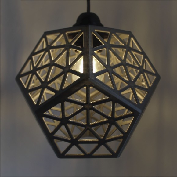 3DPPA Platonic Forest Lamp Shade | Home Decor | Gift Idea | Geometric - Picture 1 of 9